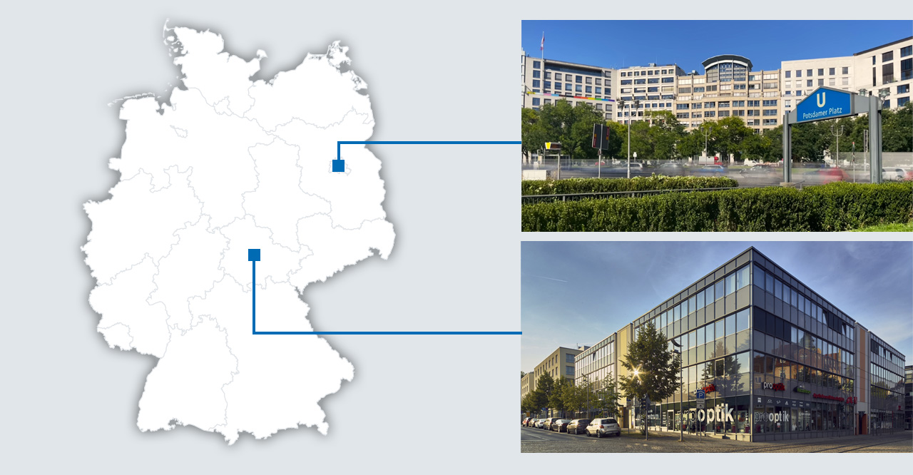 Standorte der SocraMetrics GmbH in Deutschland